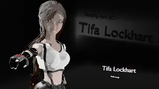Tifa Lockhart #3danimation #3dcharacters #tutorial #tifa #finalfantasy #art #blendertutorial