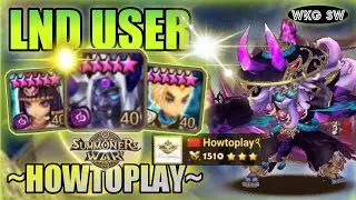 LND USER HOWTOPLAY ONGYOUKI CLEAVE TEAM - Summoners War