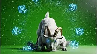 Epic Cartoon Goats Green Screen Video for Fantasy & Adventure VFX