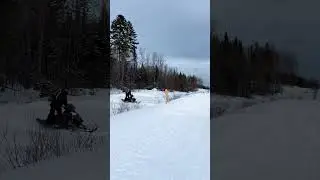 Kyles Snowmobile fail.