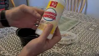 How to age brass with ammonia.