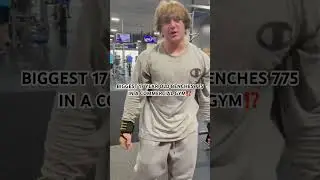775 POUND BENCH AT 17 YEARS OLD⁉️ #gym #gymmotivation #benchpress #viralshort #gymshorts #viral