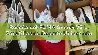 Reseña del PUMA Smash V2 L, Zapatillas de Deporte Unisex adulto, Puma White-Puma White-Peacoat-Puma