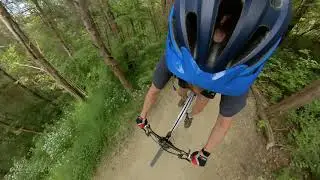 The Trough, Turkey Run Silo Center Bike Park, Downhill Insta360 Camera