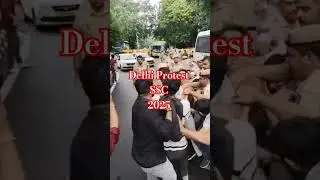 SSC EXAM PROTEST DELHI, #sscprotest #sscnewslive