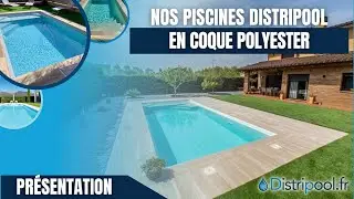 Piscine coque en polyester DISTRIPOOL