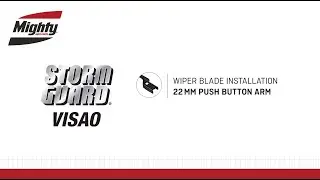 Мощная защита от шторма VISAO - кнопочный механизм 22 мм