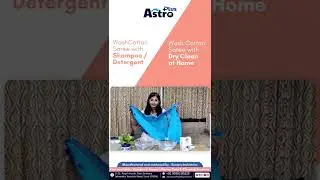 Dry Clean Cotton Saree at Home