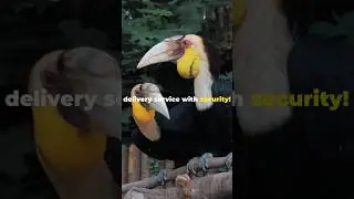 How Hornbills Protect Their Chicks - AMAZING! #shorts #facts