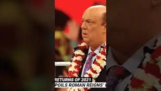 Roman Reigns and Paul Heyman shock when Brock Lesnar returns summerslam 2021#brocklesnar #romanreign