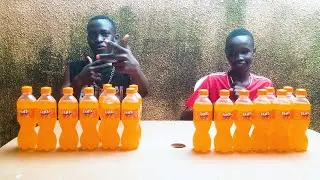 Soda Fanta Drinking Competition | Kindly Subscribe