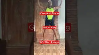 Functional Fitness for Men 40+  Star Jumps Count along for reps.