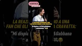 Damiano David si rifiuta di dare la sua cravatta a una fan 😂
