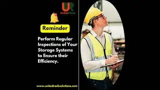🚧 Warehouse Safety Matters! ✅ Regular Inspections = Maximum Efficiency #Safety #RackInspections