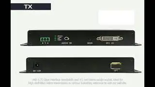 20km dvi fiber extender | 1080p@60hz | hdmi 1.3 & 3.5mm audio support