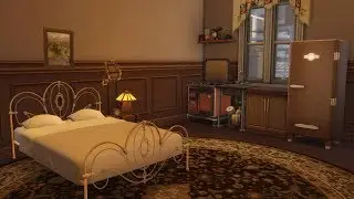 1940s Shabby Studio Apartment - Let's Play Sims 4 Get Famous!