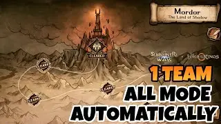 MORDOR THE LAND OF SHADOW, ALL MODE WAS DONE WITH AUTOMATICALLY [Summoners War X The LOTR]