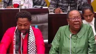 Dr Mbuyiseni Ndlozi & Dr Naledi Pandor Emotional Debates about Israel & Palestine.