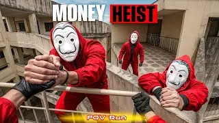 PARKOUR VS MONEY HEIST 4! | BAD GUYS: No ESCAPE, POLICE Chase Goes Hot (BELLA CIAO REMIX) | Epic POV