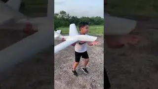 Epic Flying Airplane Foam Toy Super Ryan Toys  #shorts