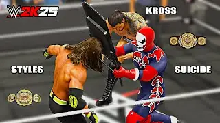 Suicide defends the TNA World Title & the WWE Intercontinental Championship | WWE 2K25