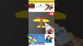 how to make rubberband flying helicopter#how to make flying plane toy#technical prince 786