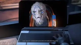 Mass Effect: Andromeda Garrus' Father and Benefactor Scene