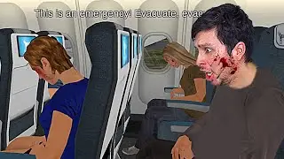 SIMULADOR de ACCIDENTE en el AVIÓN !! - DeGoBooM