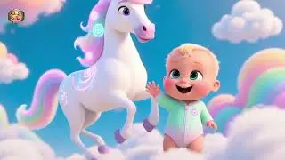 Baby Rainbow Unicorn and the Rainbow 🌈🦄✨ Fun Magical Adventure Song for Kids | Nursery Rhyme