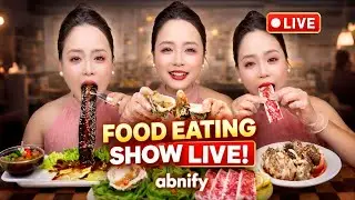ASMR Eating Spicy Noodles & Chicken 🍜🔥 | Live Mukbang | Eating Show