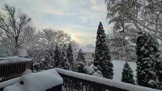 Peaceful day after snow