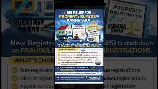 🚨 BIG RELIEF FOR PROPERTY BUYERS IN KARNATAKA 🚨The Karnataka Government has introduced