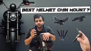 Chin Mount for Shark Race R PRO GP 🪖 || Testing Motovibe india's New Flex Prototype ⚙️