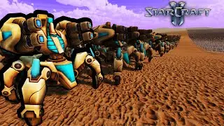 1,000 STARCRAFT IMMORTALS vs 10,000,000 ROMAN ARCHERS | Ultimate Epic Battle Simulator 2