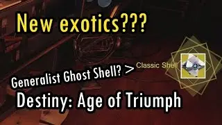 Exotic Ghost Shell and Xur Exotic Bonuses (Joke Destiny UI Visual Effects)