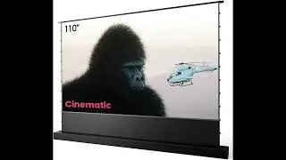 AWOL VISION 110 Inch ALR Floor Rising Screen Review for Ultra Short Throw Projectors