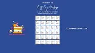 Book Marketing Mentor  30 Day Challenge Intro
