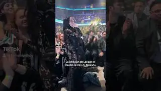 Lali se emociona porque Miranda! recibe el Gardel de Oro