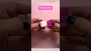 😍 DIY Fake Cake Pops Using Air Dry Foam Clay & Hot Glue 🍭🎨 #airdryfoamclay #crafthacks #craft