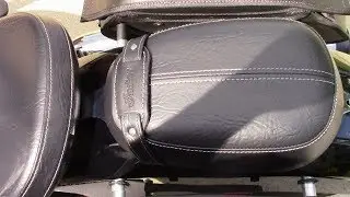 Indian Scout passenger seat and foot peg install