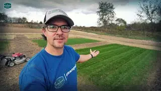 NEW LAWN In Under 3 Weeks // First Mow!!