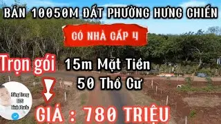 B&Aacute;N 1050M ĐẤT PHƯỜNG C&Oacute; NH&Agrave; CẤP 4 GI&Aacute; 780 TRIỆU ĐẤT THỊ X&Atilde; B&Igrave;NH LONG   nh&agrave; đất b&igrave;nh phước#bdsvietnam