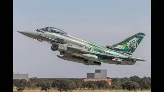 Tiger Meet part 4 🇪🇸🇫🇷🇵🇹🐅 Spanish Typhoons, French Hawkeye, Portugese Hercules at Beja 4K