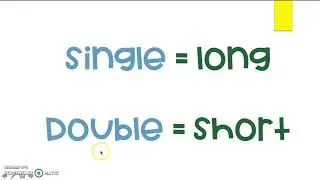 Single Double Consonant Rule