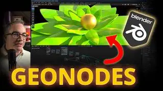 Blender Geometry Nodes Tutorial Golden Angle Water Lily Pad