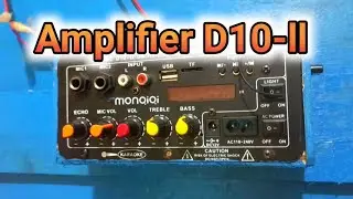 Review Amplifier Monqiqi D10-II OK HIFI Bass Power Amp Karaoke Serbaguna, Suara Nendang dan Jernih!
