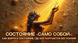 СОСТОЯНИЕ «ВСЁ САМО»: Как получать деньги и желаемое без борьбы? Секрет жизни в Потоке
