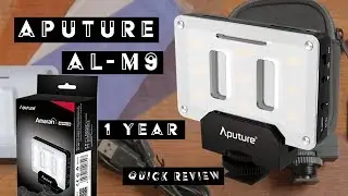 BEST BUDGET VIDEO LIGHT 2019 - APUTURE AL-M9 - 1 YEAR IN REVIEW