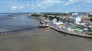 Southend On Sea. Drone Seafront