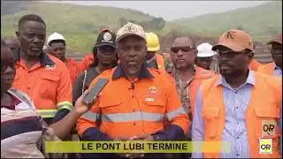 #mbujimayi, sur la route nationale N°, le pont lubi terminé !